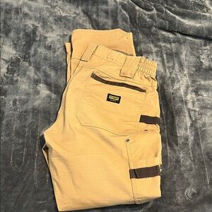 Men's Beige Cargo Pants